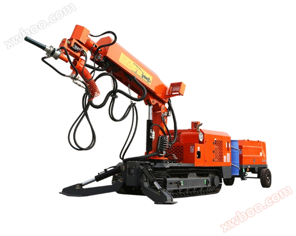 HP6 Crawler khai thác bê tông phun xe tải